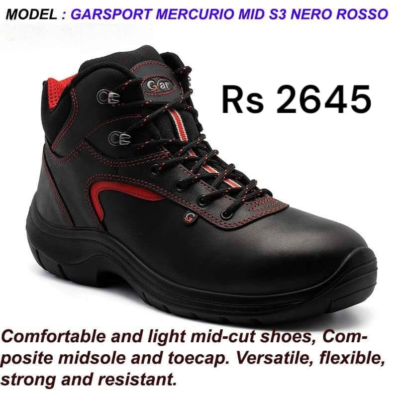 Garsport-Mercurio Mid S3 Nero Rosso